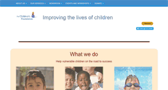 Desktop Screenshot of childrens-foundation.org